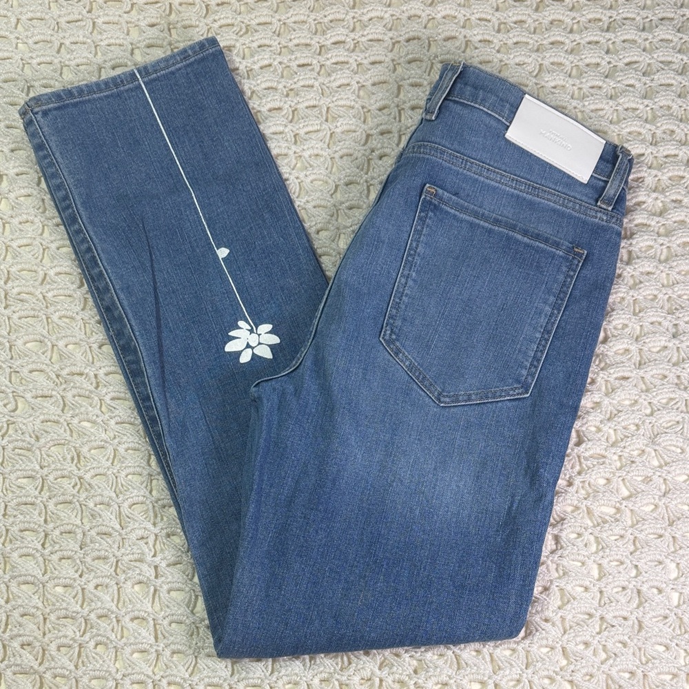 7 For All Mankind Blue Easy Slim Denim Jeans